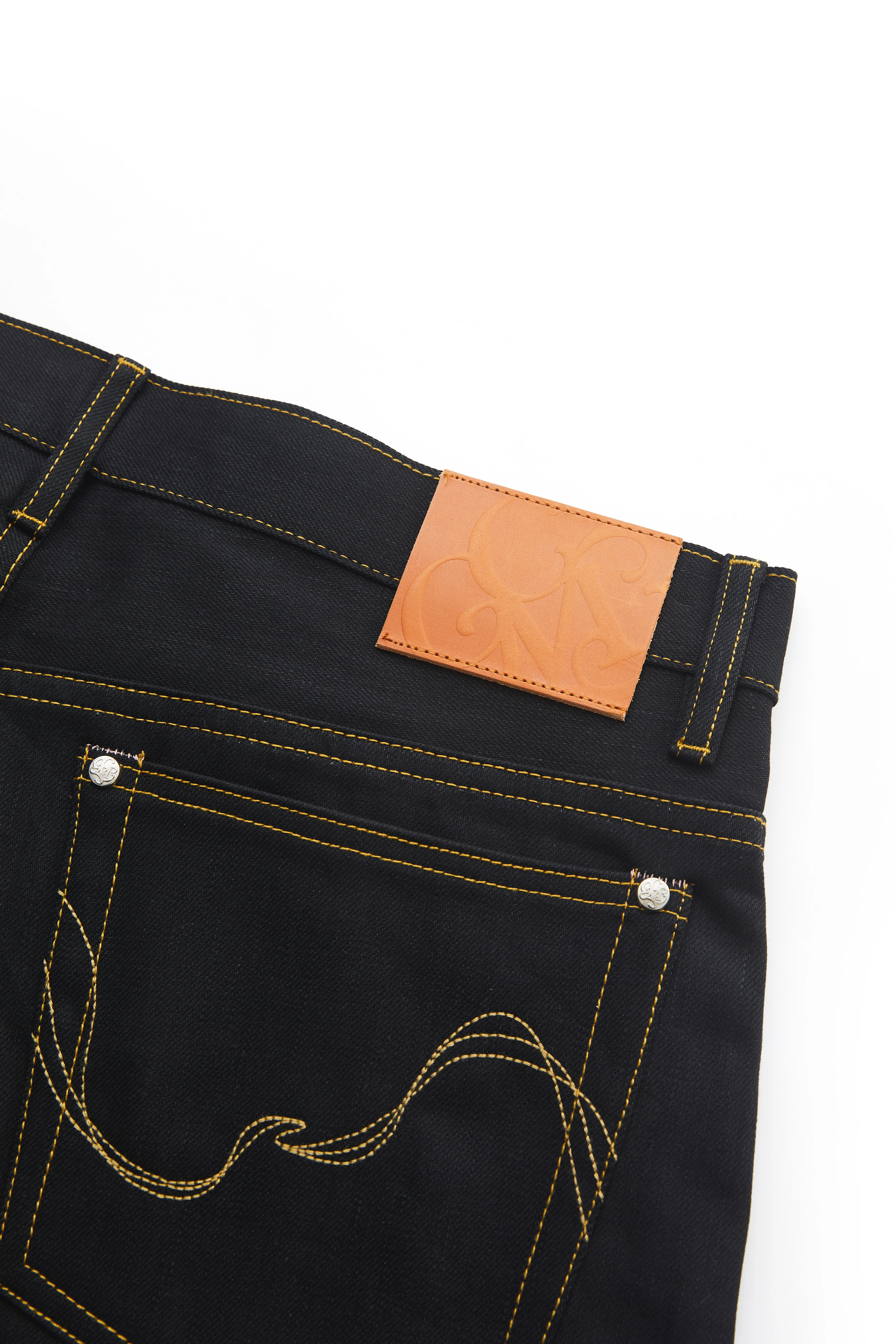 CGM Black Japan Pink-Edge Denim - Image 10