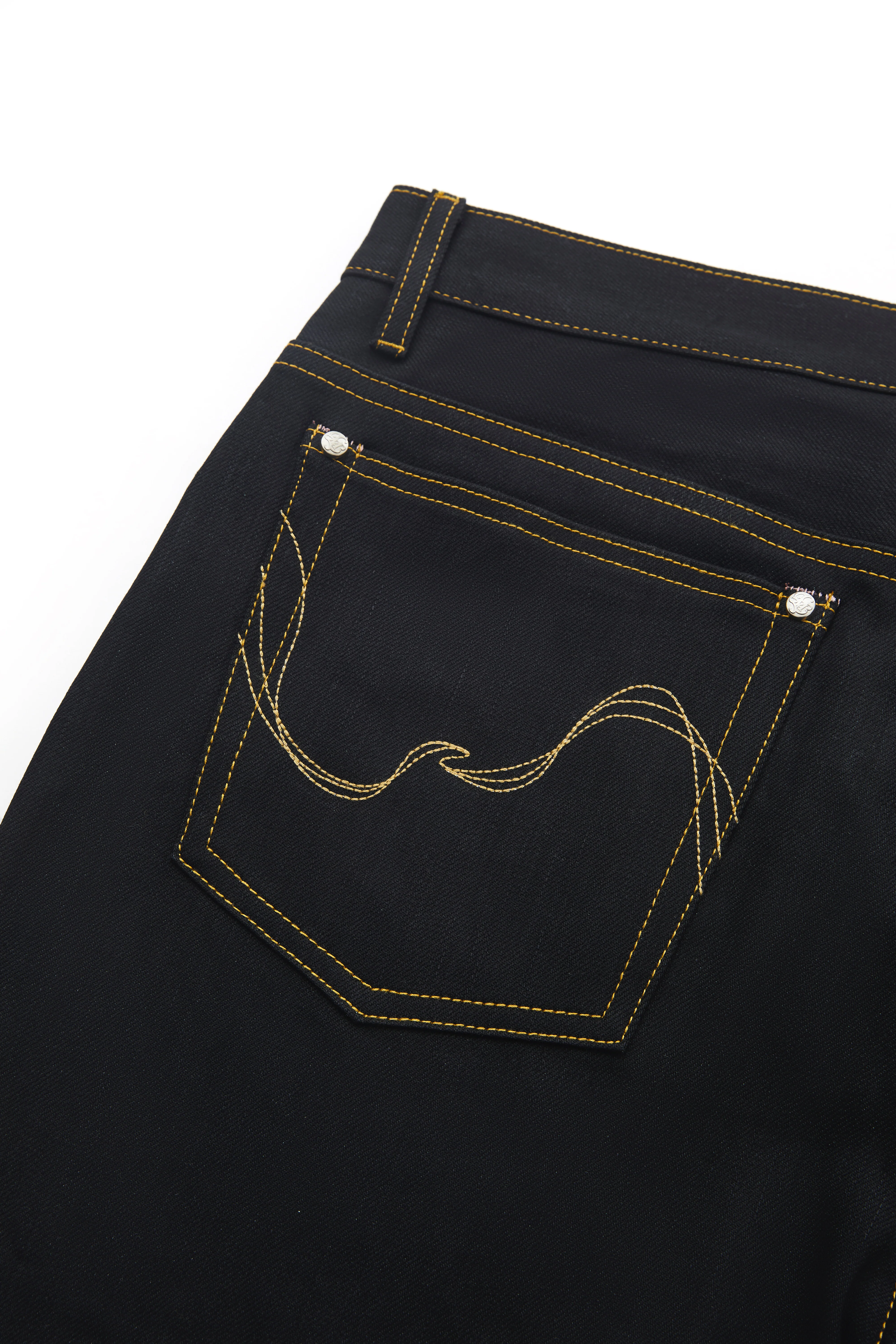 CGM Black Japan Pink-Edge Denim - Image 9