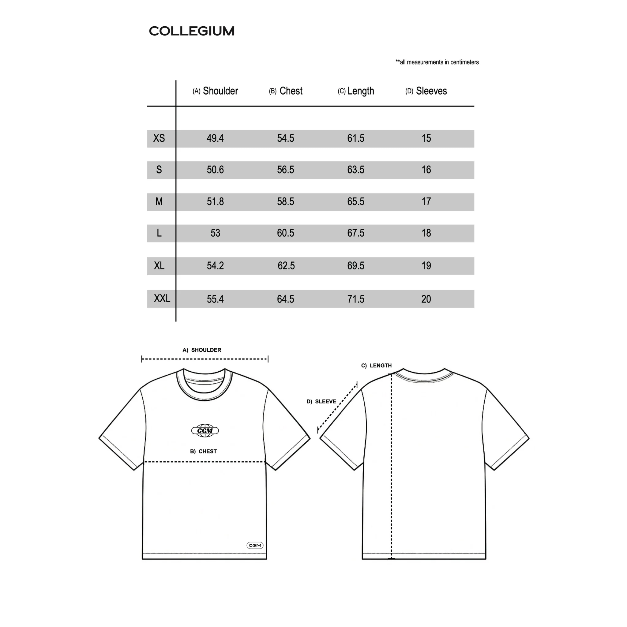 CGM Globe T-Shirt - White - Image 6