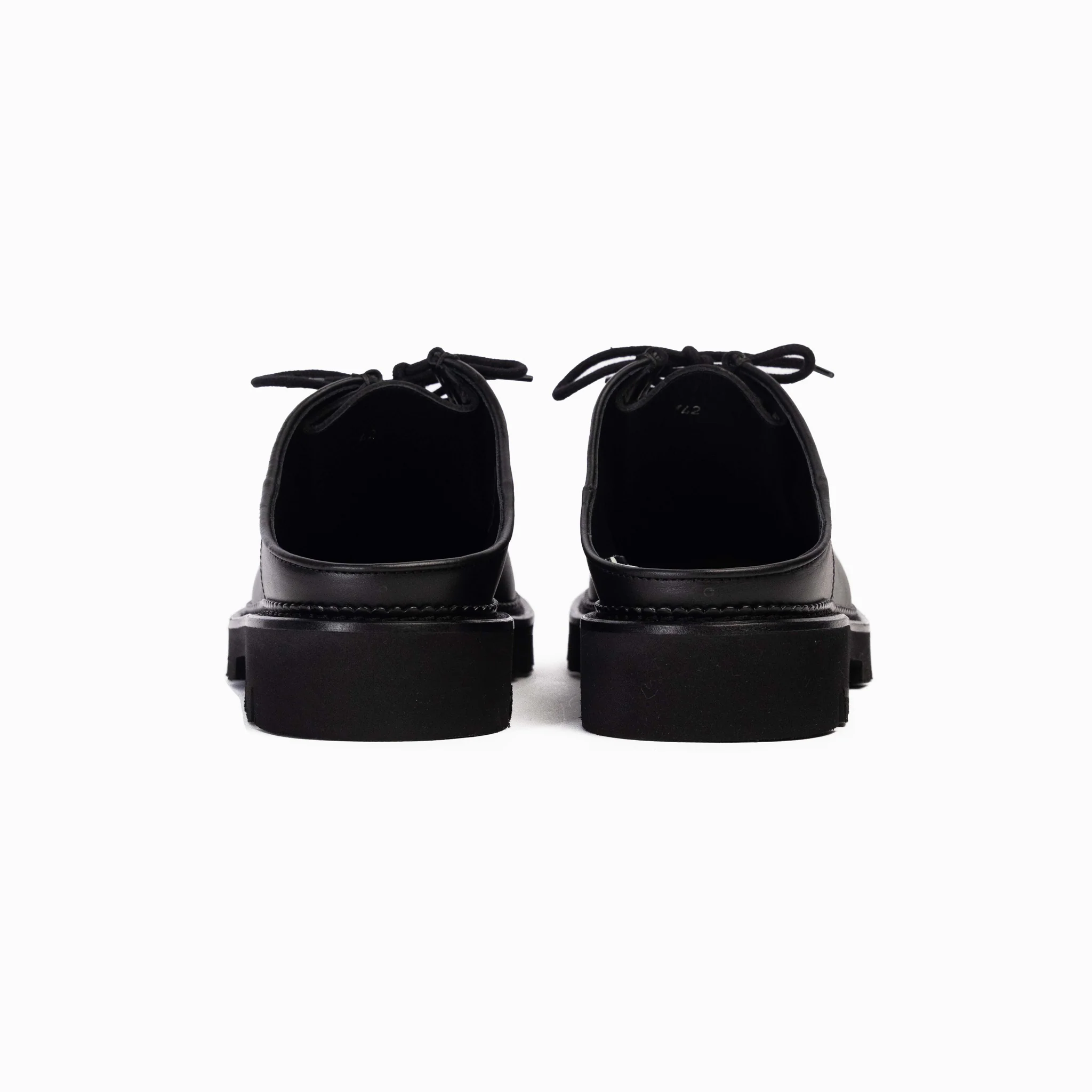 Moc-Toe Derby Mule - Nero - Image 3