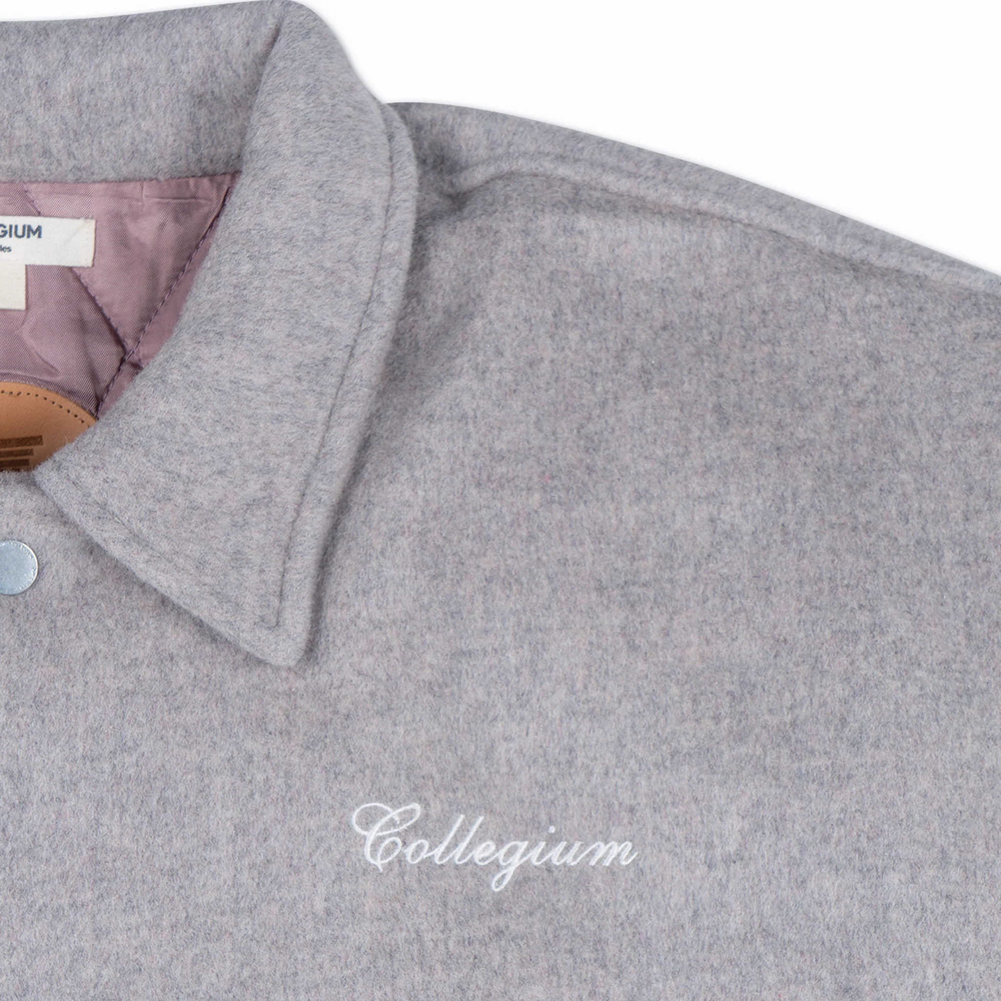 Varsity Jacket - Pale Grey - Image 3