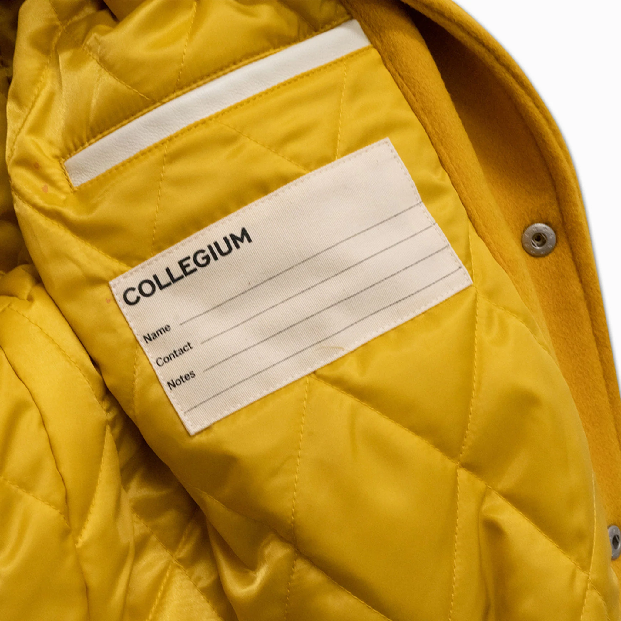 Uniform Varsity Jacket - Goldenrod - Image 4